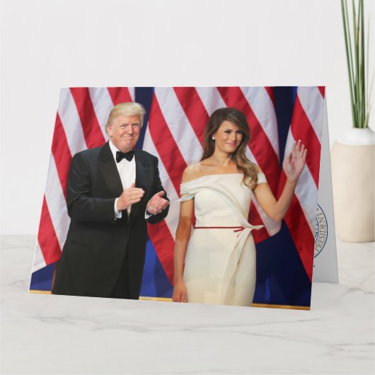 Carte Donald & Melania Trump At Inauguration (Devant)