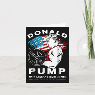 Carte Donald Pump renforce à nouveau l'Amérique