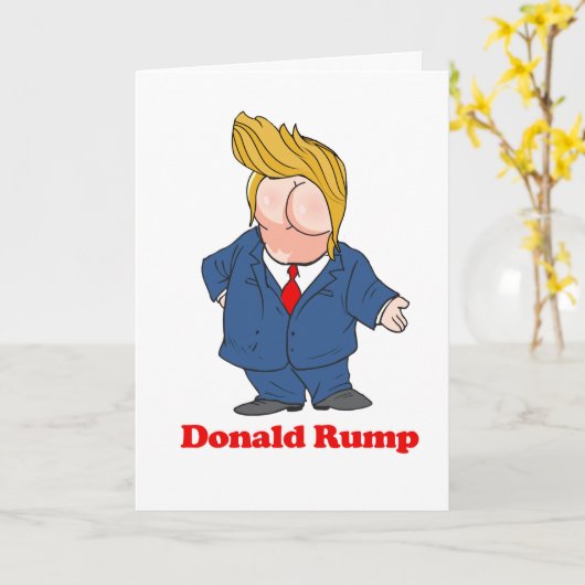 Carte Donald Rump (Fleur jaune)