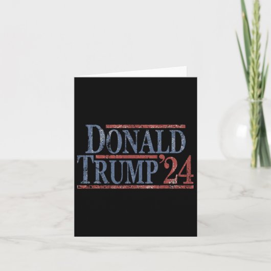 Carte Donald Trump 2024 (Devant)