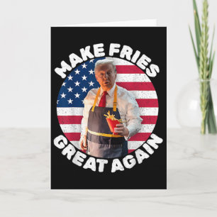 Carte Donald Trump 2024 Frite - Faire des Frites G