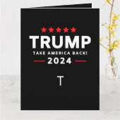 Carte Donald Trump 2024 redonne l'élection américaine (Fleur jaune)