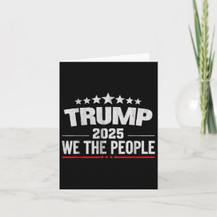Carte Donald Trump 2025 We The People 4 juillet Ellisy