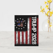 Carte Donald Trump 2028 Trump 45 47 48e Président Améri (Fleur jaune)