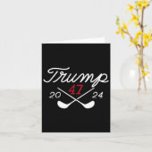 Carte Donald Trump 47 2024 (Fleur jaune)