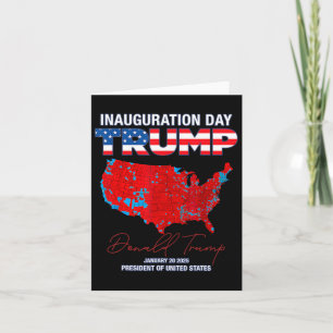 Carte Donald Trump 47e président 2025 Inauguration États