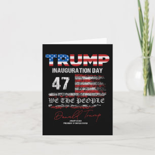 Carte Donald Trump 47e Président 2025 Investiture États-