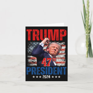 Carte Donald Trump 47ème Président 2024 Trump Inaugurati