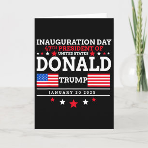 Carte Donald Trump a gagné l'inauguration de l'élection