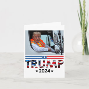 Carte Donald Trump À Garbyge Truck Team Garge Pour Trump