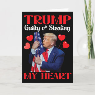 Carte Donald Trump avec le drapeau américain Trump coupa