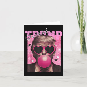 Carte Donald Trump Bubble Gum Pink Sungles