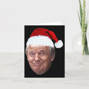 Carte Donald Trump Christmas Funny Santa Hat Don