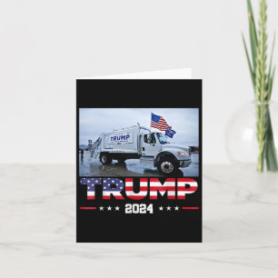 Carte Donald Trump Circuler le camion à ordures - Camion