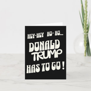 Carte Donald Trump Doit S'En Aller Non Roi Non Autoritai
