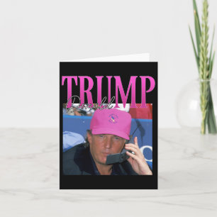 Carte Donald Trump drôle me manque Pourtant Y2k Vintage
