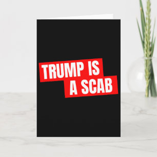 Carte Donald Trump est un jaune