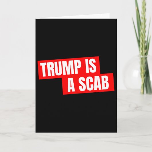 Carte Donald Trump est un jaune (Devant)