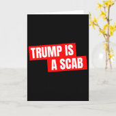 Carte Donald Trump est un jaune (Fleur jaune)