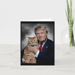 Carte Donald Trump Et Cat Drôle Trump Et Chat
