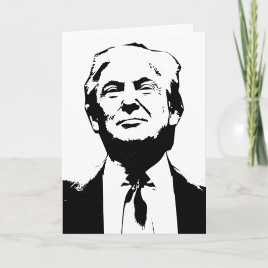 CARTE DONALD TRUMP FUNNY ROMANCE GREETING CARD, COLLUDE (Devant)