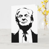CARTE DONALD TRUMP FUNNY ROMANCE GREETING CARD, COLLUDE (Fleur jaune)