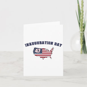 Carte Donald Trump Inauguration Day 47e Président Du