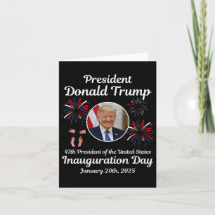 Carte Donald Trump Jour de l'investiture 2025 47e présid