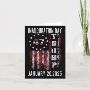 Carte Donald Trump Jour D'Inauguration 2025 47 Th Trump