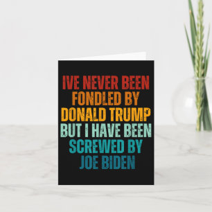 Carte Donald Trump N'A Jamais Été Trompé Par