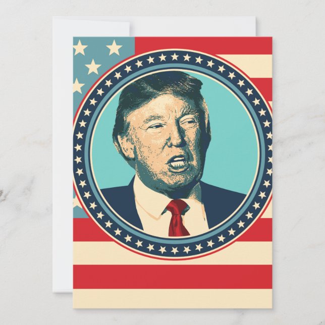 Carte donald trump pour le président (Devant)