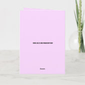 CARTE DONALD TRUMP REDONNE SA LETTRE DE NOBLESSE À LA FÊ (Dos)