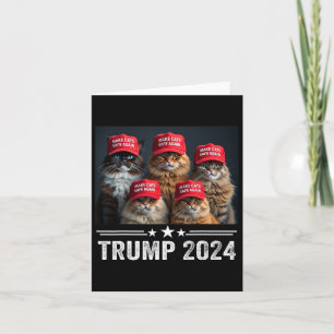 Carte Donald Trump Rendre les chats en sécurité Casquett