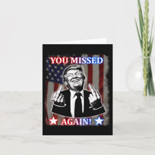 Carte Donald Trump - Vous Avez Encore Manqué !