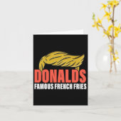 Carte Donalds Fries Françaises Fabriquant Des Fries Fran (Fleur jaune)