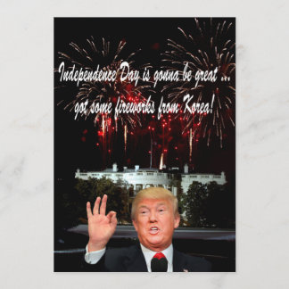 Carte Donalds Korean Fireworks : Joyeux 4 juillet