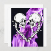 Carte Donc dans le crâne avec toi, (Devant / Derrière)