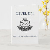 Carte Donjons & Dragons : Ajouter +1 à votre modificateu (Fleur jaune)