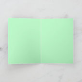 Carte Donkey Birthday Card in Green (Intérieur)