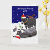 Carte Donkey Daze (Femme) (Fleur jaune)