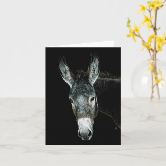 Carte Donkey - "Rocky" (Fleur jaune)