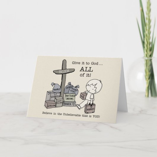 Carte Donne tout à Dieu (Devant)