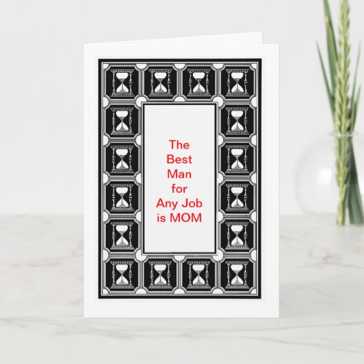 Carte Donne une pause à maman (Devant)