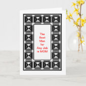 Carte Donne une pause à maman (Fleur jaune)