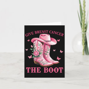 Carte Donner Le Cancer Du Sein L'Initiale Cowgirl Cancer
