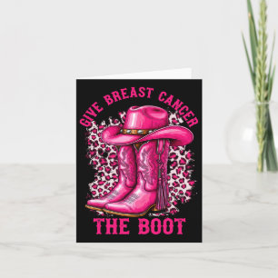 Carte Donner Le Cancer Du Sein L'Initiale Cowgirl Cancer