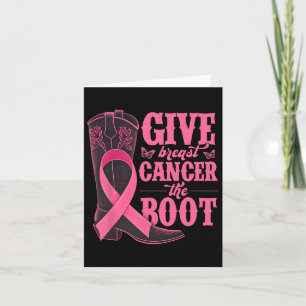 Carte Donner Le Cancer Du Sein L'Initiale Cowgirl Cancer