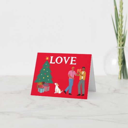 CARTE DONNEZ LE DON D'AMOUR M. ET M. CHRISTMAS CARD (Devant)