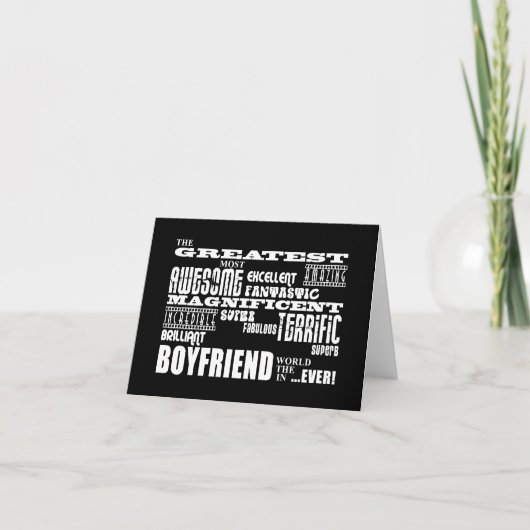 Carte Dons amusants pour Boyfriend : Grand copain (Devant)