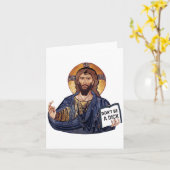 Carte Dont Be A Jesus Book  (Fleur jaune)